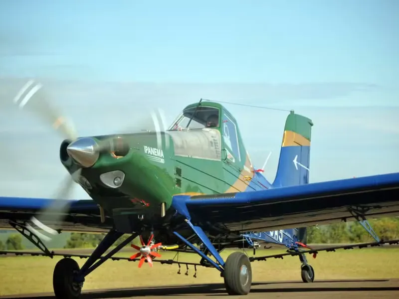 Embraer dá primeiro passo para seu avião agrícola movido a etanol voar no exterior